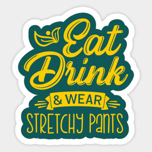 Eat and Have Fun Sticker